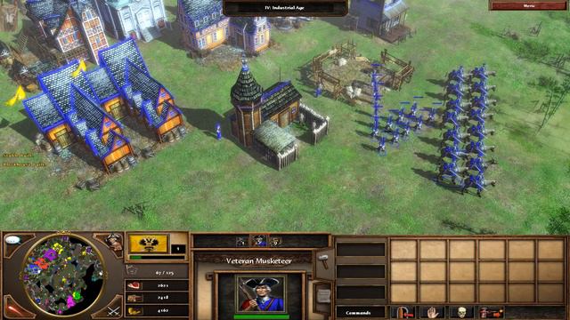 Age Of Empires III : Complete Collection | Skirmish Russians Gameplay [1080 HD]
