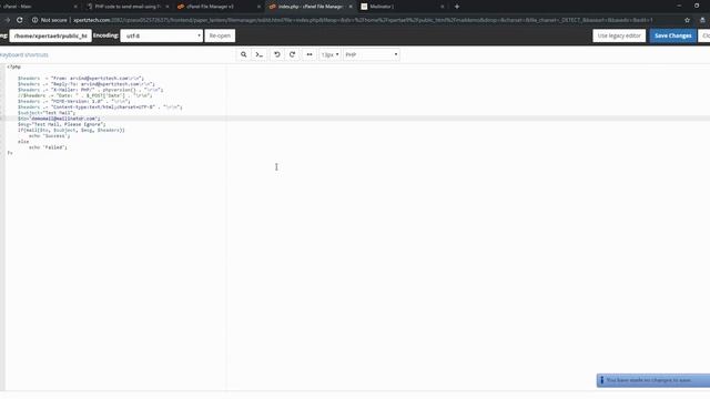 PHP code to send email using PHP mail function смотреть онлайн
