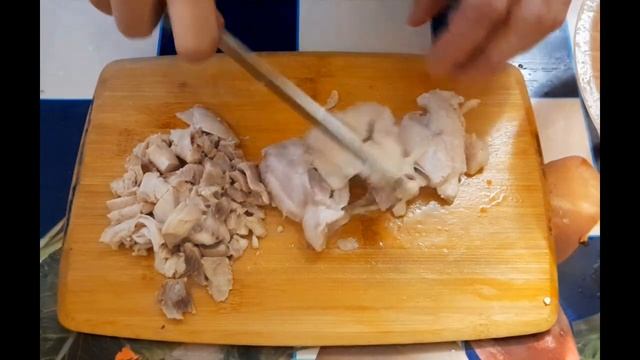 Салат из курицы с корейской морковью смотреть онлайн