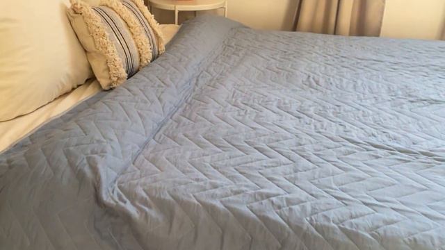 Покрывало стеганое светло синий смотреть онлайн