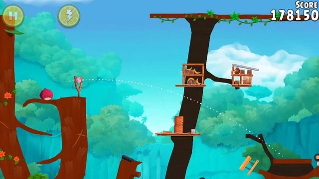 Angry Birds Rio - Rovio Entertainment Ltd 2 TIMBER TUMBLE Level 12-16 смотреть онлайн