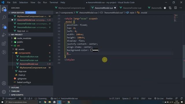 Kurs Vue 3 odc. 13 - Teleport, czyli świetne rozwiązanie dla elementów takich jak modale i pop-upy смотреть онлайн