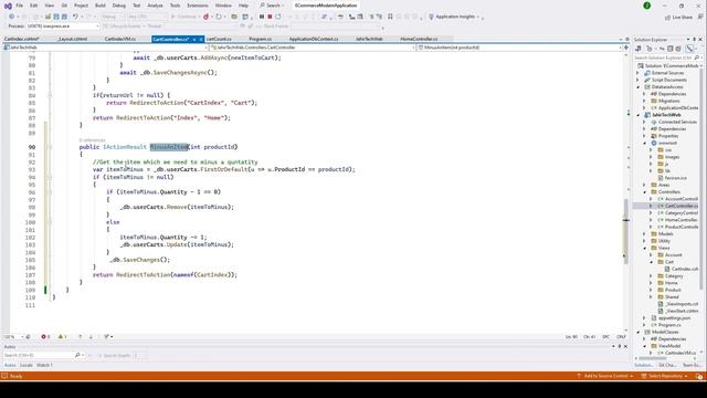 Asp.net Core 7 Web Application Part 28. Shopping Cart 4 - Remove or Decrease an Item From a Cart. смотреть онлайн