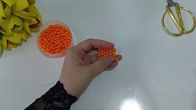 Tiara/ Бант из бусин/Украшаю ободок смотреть онлайн