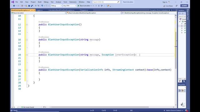 C# for Beginners - Part 21.5 - C# Exception Handling Tutorial (Part 5 - Validation and Throwing) смотреть онлайн