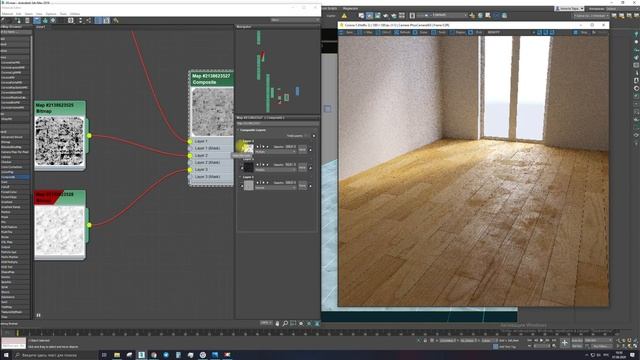 Универсальный материал ламината за 6 минут в CORONA! смотреть онлайн