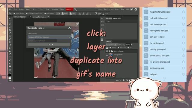 ?:: how to put psd on gif using android/ios ¦ remake смотреть онлайн