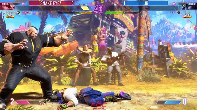SF6 🔥 Snake Eyez (#1 Ranked Zangief) vs JB (#2 Ranked Rashid) 🔥 SF6 High Level Gameplay смотреть онлайн