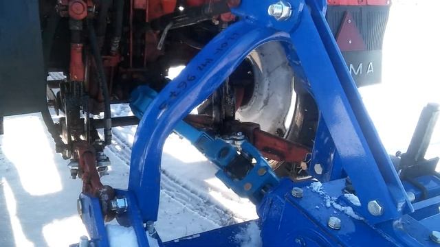 Т25 фреза от Ваш Трактор.опорные колеса. смотреть онлайн