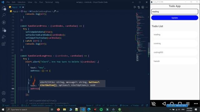 Part 4 Todo App CRUD (Delete Data From Database) | React Native With Firebase Tutorial In Hindi #7 смотреть онлайн