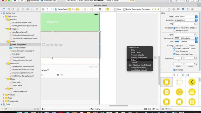 Swift - Twitter. Работа с Клиент-Серверным API. UserTimeline. Часть 4 смотреть онлайн