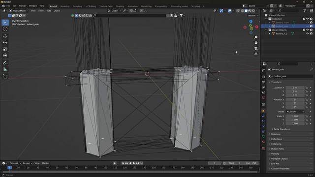 Using New Jbeam Editor for Blender - Resize Bollards - BeamNG смотреть онлайн