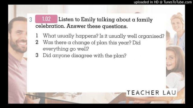1.2 Family and Friends - Listening - Exercise 3 смотреть онлайн
