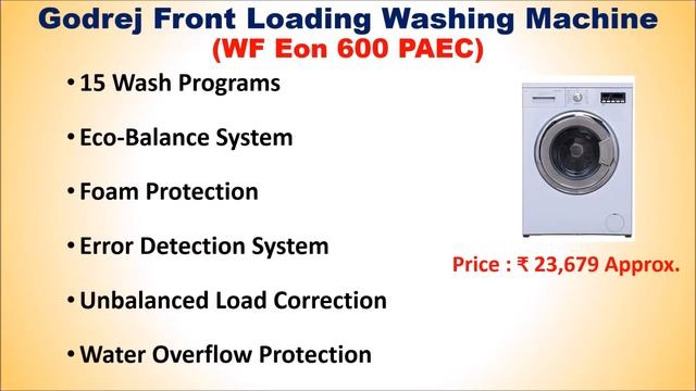 Top 7 Best 6 Kg Front Load Washing Machine in India 2020 with Price смотреть онлайн