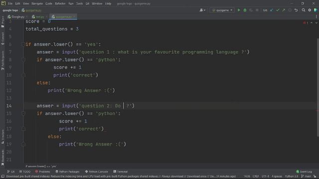 I Make Quiz Game Using Python | Python Game Development #1 | смотреть онлайн