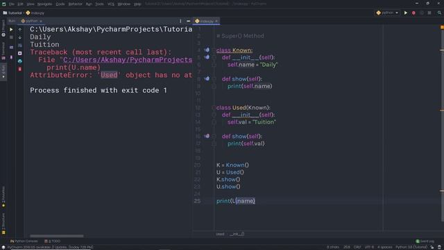 Super() Method - Python Advanced Tutorial Series - 33 смотреть онлайн