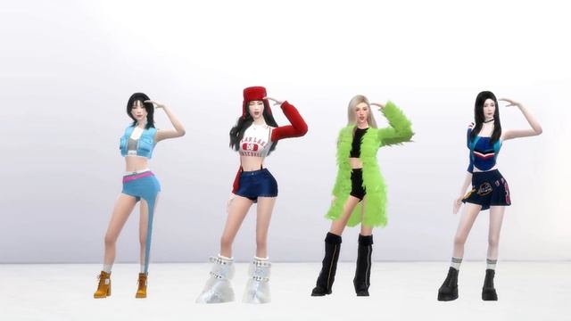 Sims 4 Dance | BLACKPINK - Shut Down [4K] смотреть онлайн