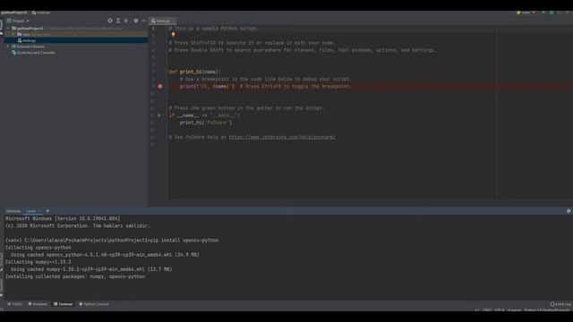 OpenCV | Python -OpenCV Kurulumu #0 смотреть онлайн
