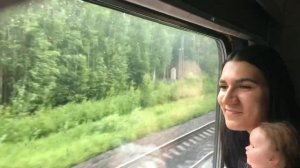 В поезде с  реборном ?/ Влог с куклой реборн