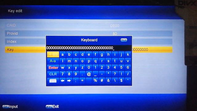 Powervu key Manual Input смотреть онлайн