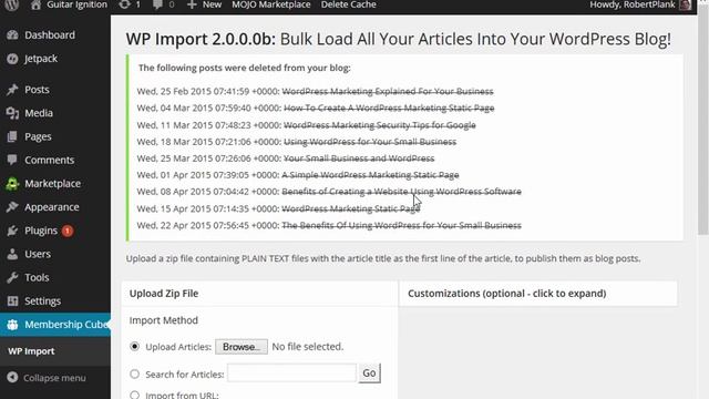 Point and Click Content WordPress Blogging Using WP Import смотреть онлайн