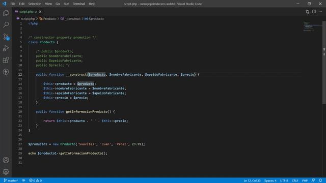 Constructores en PHP | Constructor Property Promotion смотреть онлайн