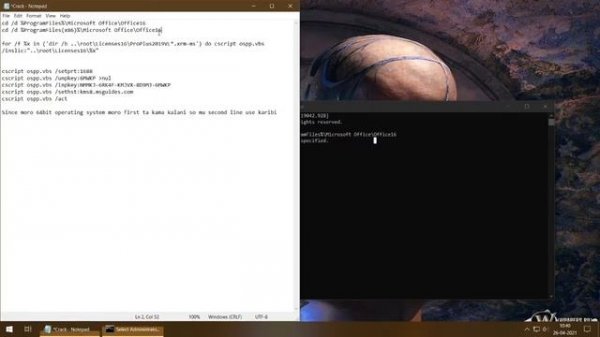 Activate Office19 using Script!