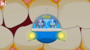 Victory after a battle with the bacteria boss | Human body explorer | science animation | REDMON