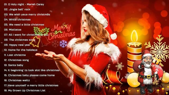 Christmas Songs Hits 2022 💖 Mariah Carey, Boney M. Jose Mari Chan, Whitney Houston, Celine Dion смотреть онлайн
