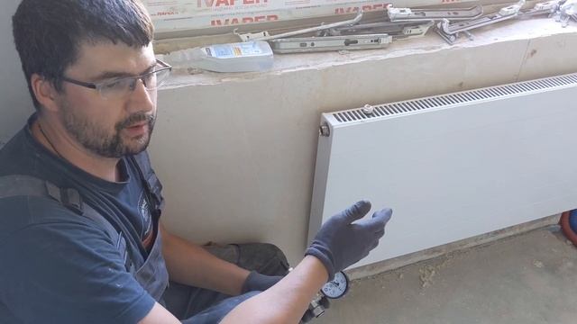 Опрессовываем радиаторы. смотреть онлайн