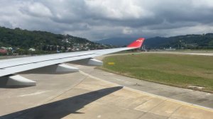 Посадка Airbus A330-300 а/к Nordwind в Сочи