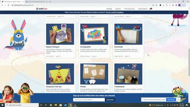 Free Math Games for your Homeschool! A Beast Academy Playground Review смотреть онлайн