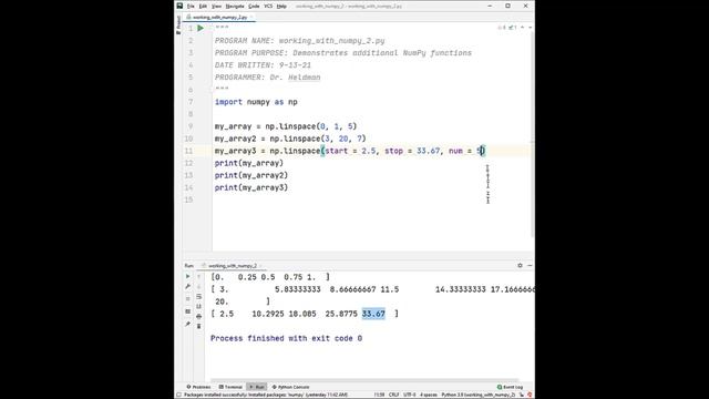 Python VX - More with NumPy смотреть онлайн