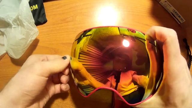 Горнолыжная маска. Распаковка из Китая. Горнолыжная маска с Aliexpress смотреть онлайн
