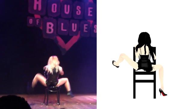 MMD Strip Tease motion trace смотреть онлайн