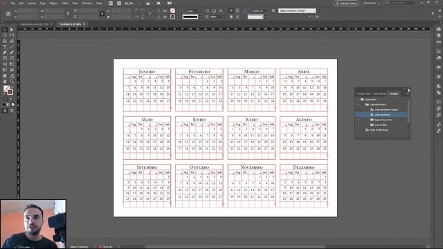 COMO CRIAR UM CALENDÁRIO NO INDESIGN смотреть онлайн
