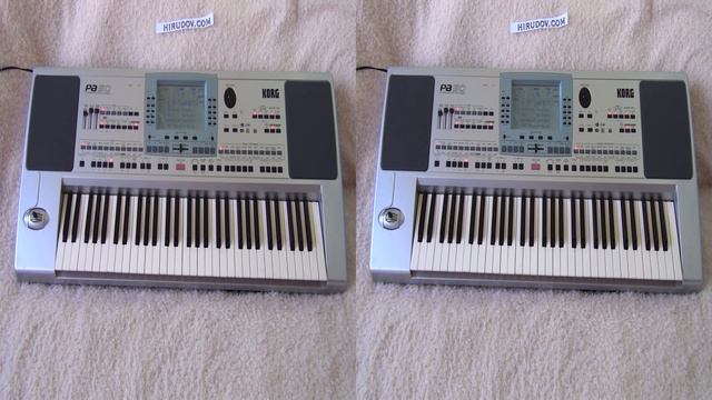 KORG PA 50 professional arranger synth performing Rock Ballad music in 3D 4K UHD смотреть онлайн