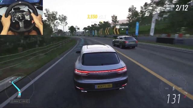 Porsche Macan Turbo | Steering Wheel Logitech G920 | Forza Horizon 5 Gameplay смотреть онлайн