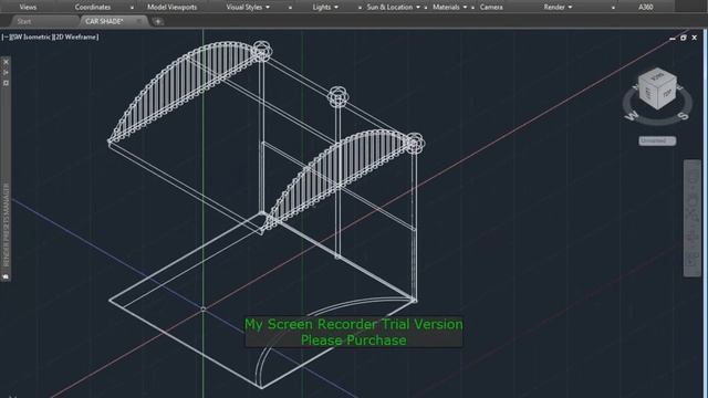 CAR PARKING 3D DESIGN IN AUTOCAD смотреть онлайн