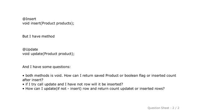 Android : room update (or insert if not exist) rows and return count changed rows смотреть онлайн