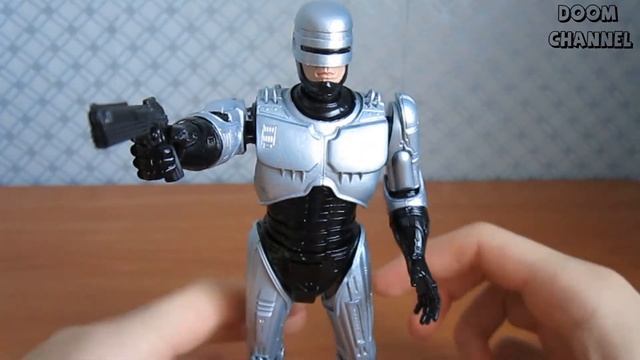 Фигурка Робокоп Robocop Spring Loaded Holster Action Figure NECA Review Обзор смотреть онлайн