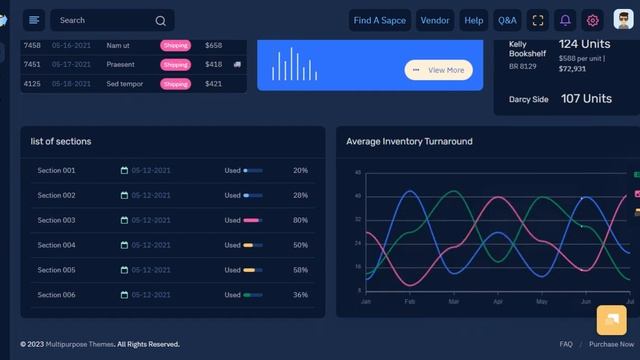 Warehouse Deposite - Bootstrap 5 Dashboard With ui frameworks смотреть онлайн