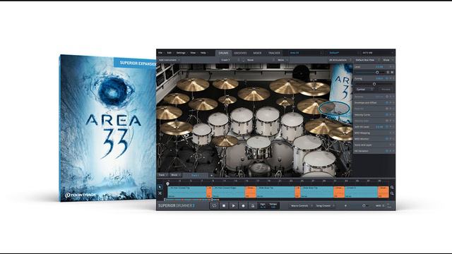 Toontrack Releases Area 33 SDX By Fredrik Thordendal And Daniel Bergstrand And Updates Superior Dru