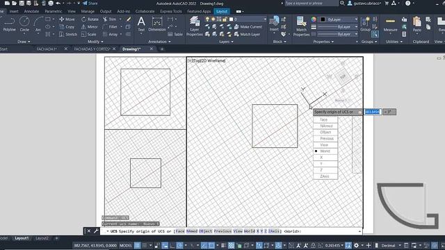 Aplicar UCS en múltiples Viewports en AutoCAD en un paso смотреть онлайн