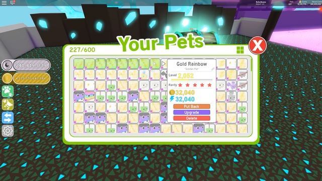 СИМУЛЯТОР ПИТОМЦЕВ САМЫЙ РЕДКИЙ ПИТОМЕЦ ЗА ВСЮ ИСТОРИЮ ИГРЫ! ROBLOX PET SIMULATOR смотреть онлайн