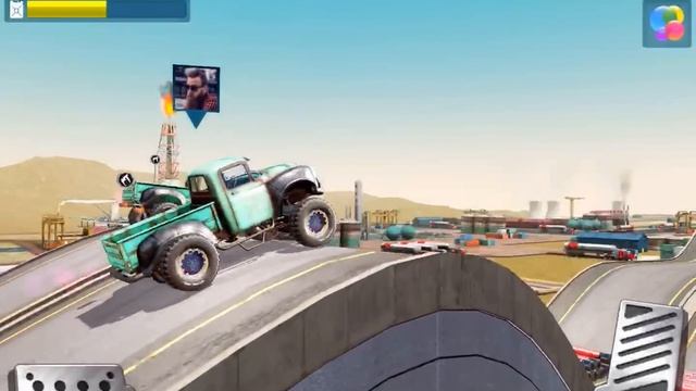 MONSTER TRUCKS RACING Big Ugly Truck Gameplay Android / iOS | Hill Climb Racing смотреть онлайн