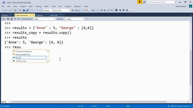 Dictionary Methods: copy смотреть онлайн