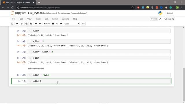 Python Tutorial: List смотреть онлайн