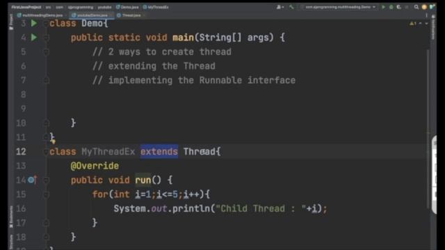 How to create Thread in Java by extending Thread class ? #multithreadinginjava #javatutorial смотреть онлайн