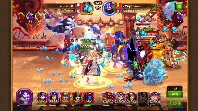 K'arkh Team vs Twins Team (atk ARENA) | Hero Wars FB смотреть онлайн
